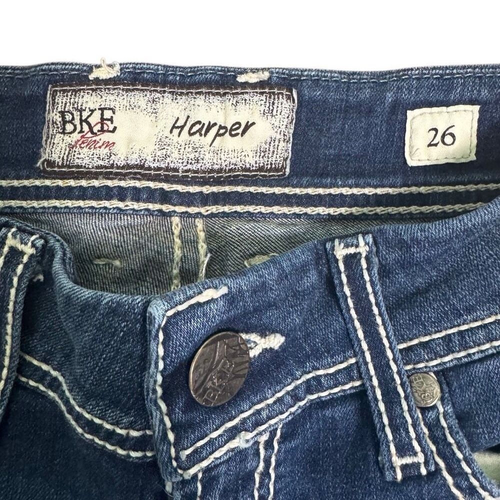BKE Harper‎ Jeans Women’s Size 26 Denim Blue - Picture 4 of 9